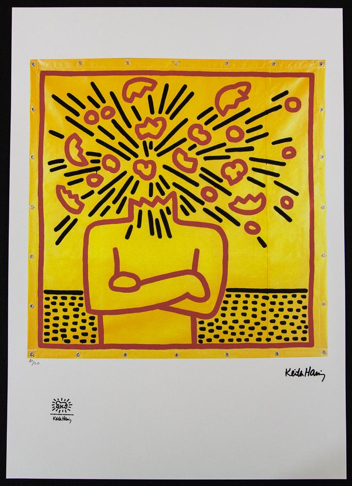 Keith Haring "Exploding Head" (1 of 6)