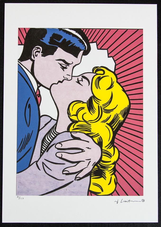 Roy Lichtenstein "Kiss III" (1 of 6)