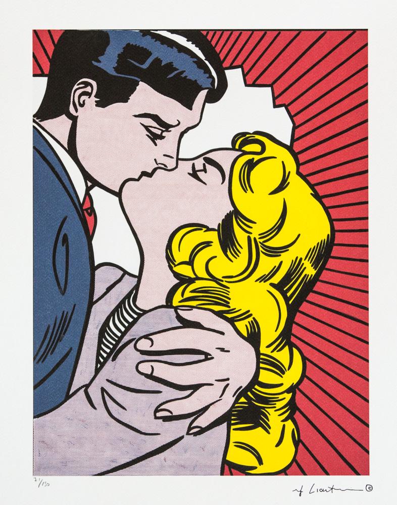 Roy Lichtenstein "Kiss III" (1 of 6)