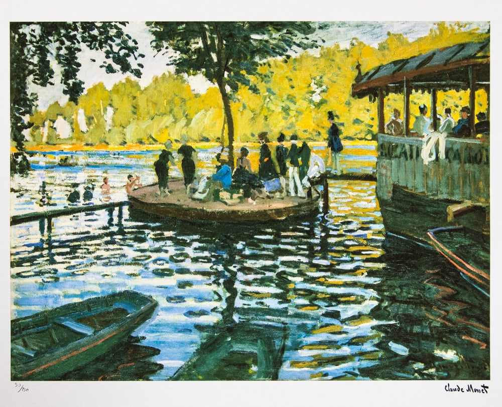 Claude Monet "The Grenouillere" (1 of 5)