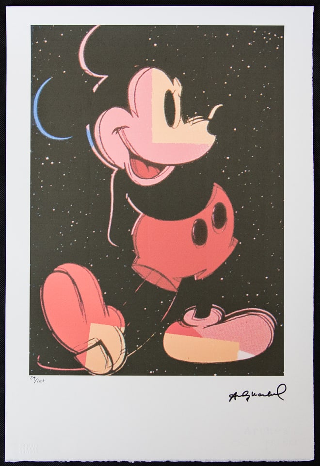 Andy Warhol "Mickey Mouse" (1 of 5)