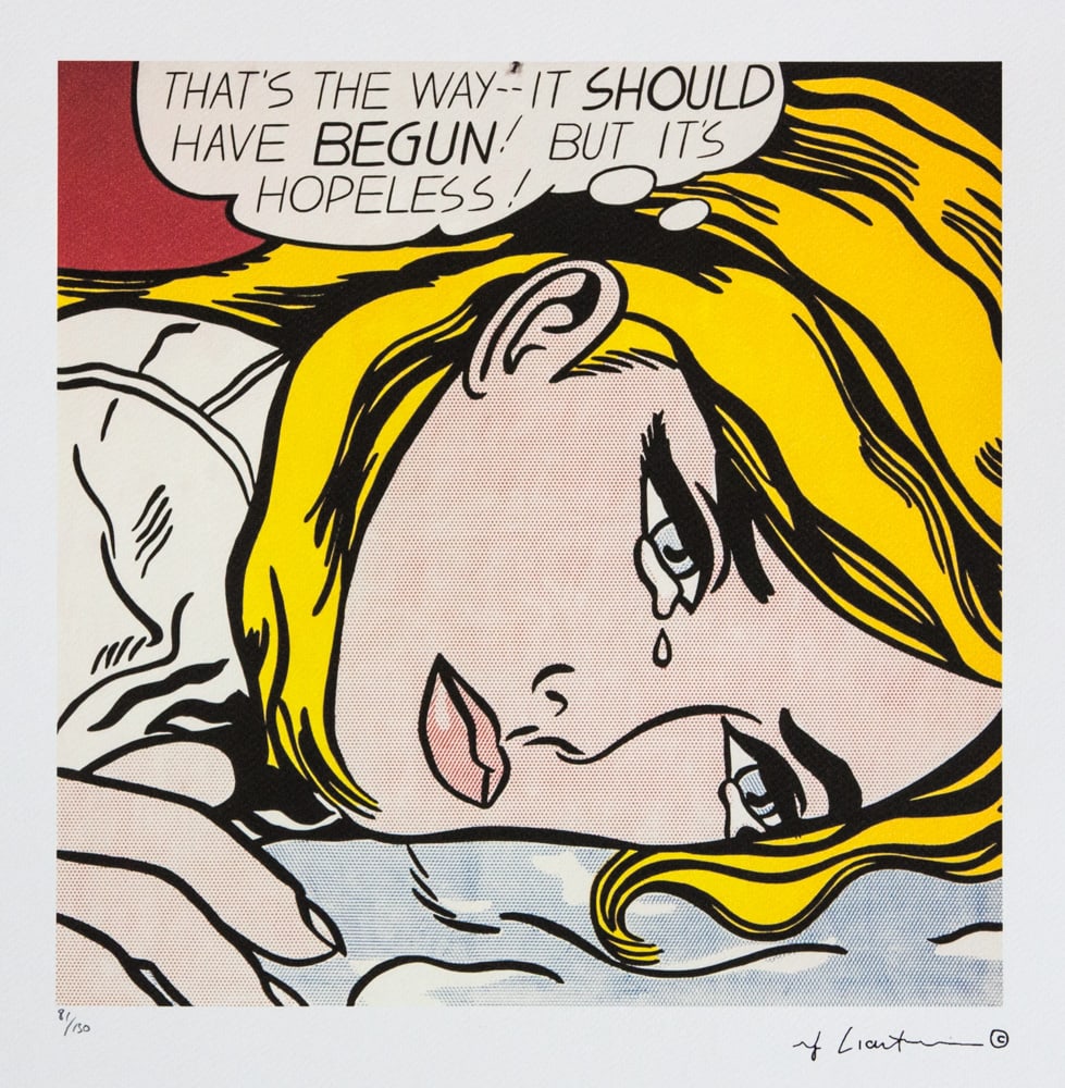 Roy Lichtenstein "Hopeless" (1 of 6)