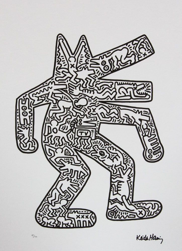 Keith Haring "Dog" (1 of 6)
