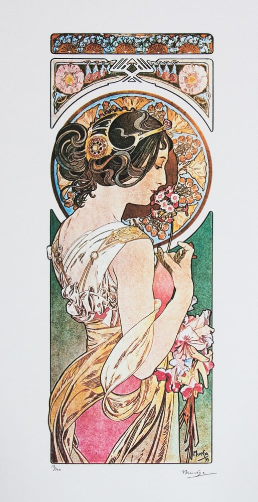 Alphonse Mucha "Primrose" (1 of 5)