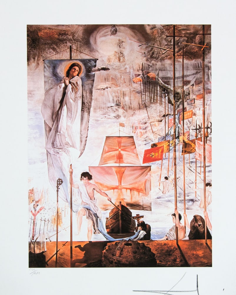 Salvador Dali "Discovery of American by Christopher Columbus" (1 of 5)