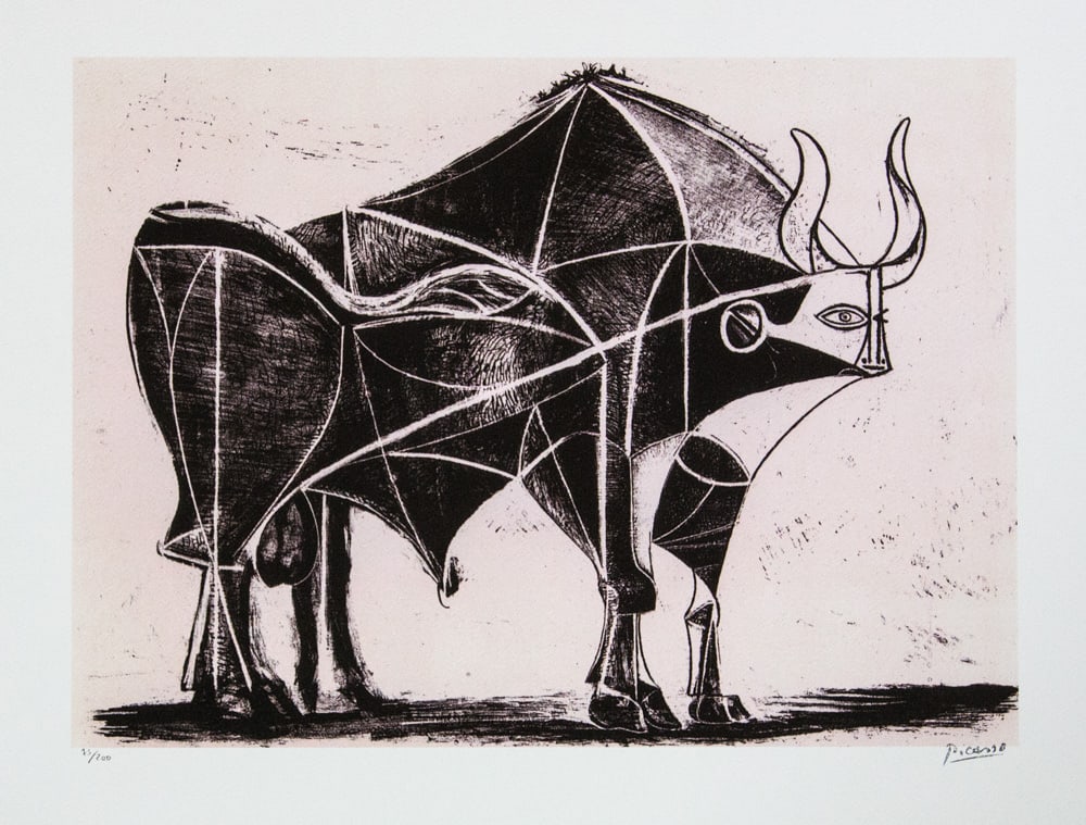 Pablo Picasso "The Bull" (1 of 6)