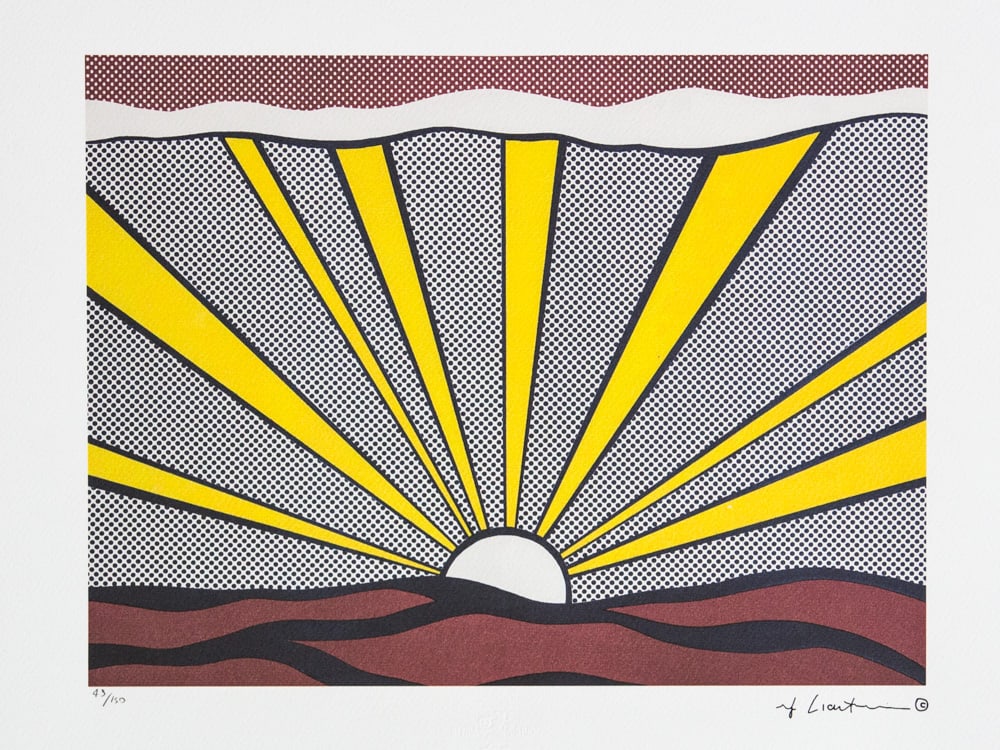 Roy Lichtenstein "Sunrise" (1 of 6)