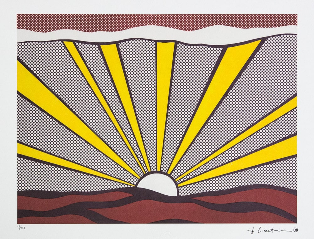 Roy Lichtenstein 'Sunrise' (1 of 6)