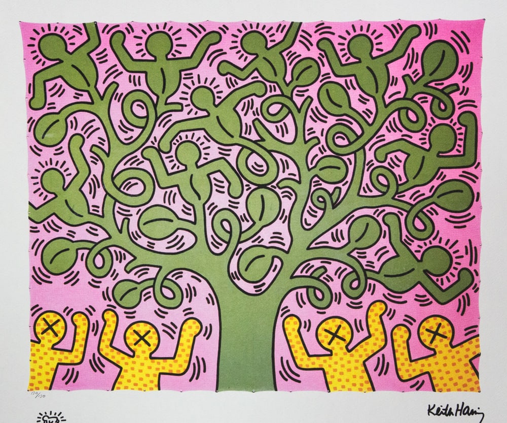 Keith Haring 'Tree of Life' (1 of 6)