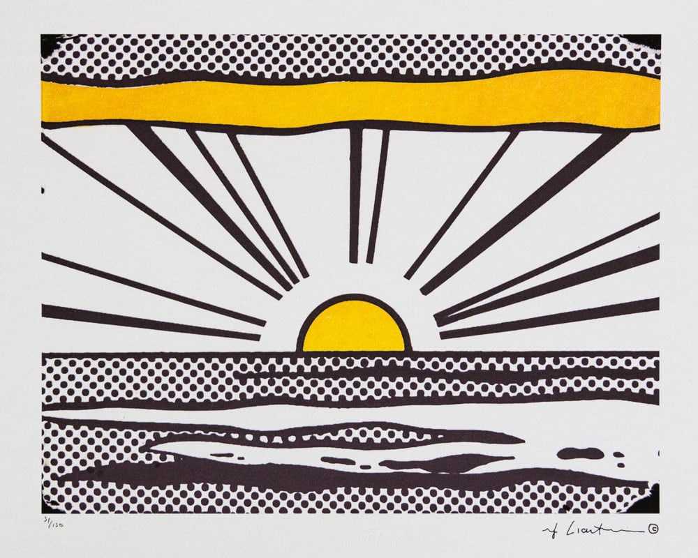 Roy Lichtenstein 'Sunrise' (1 of 6)