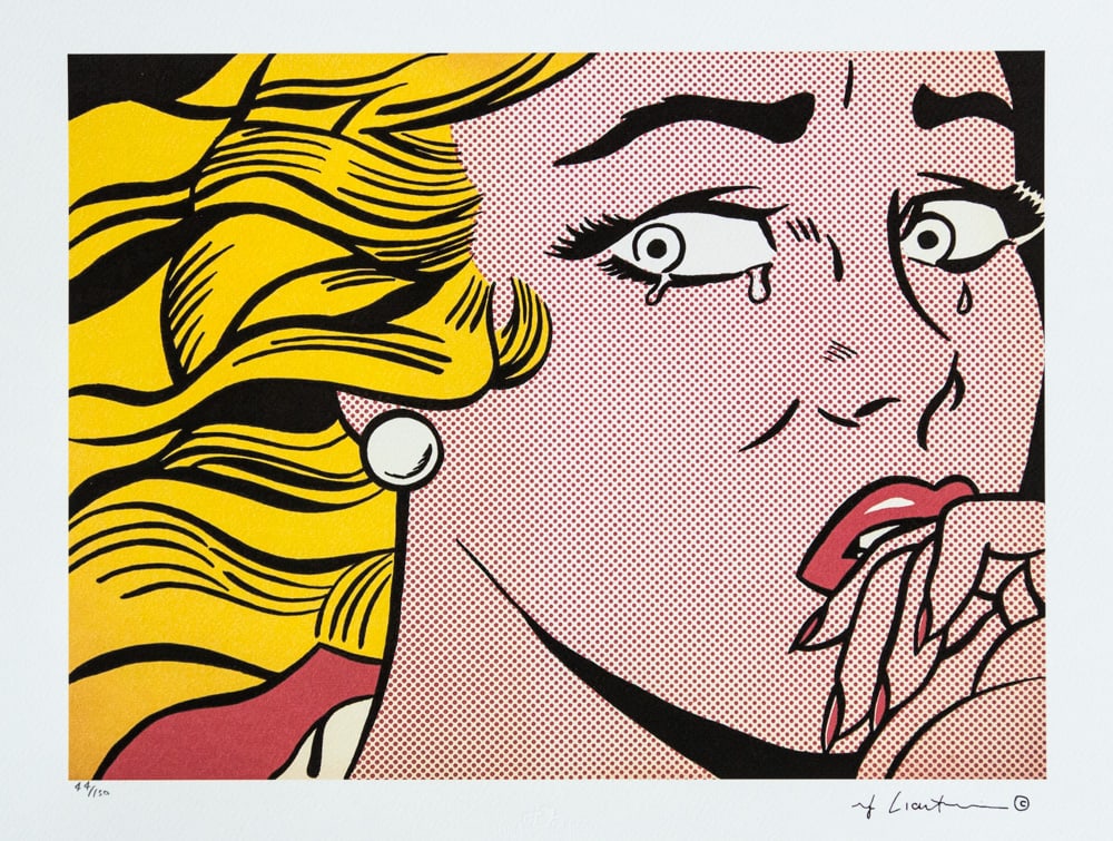 Roy Lichtenstein 'Crying Girl' (1 of 6)