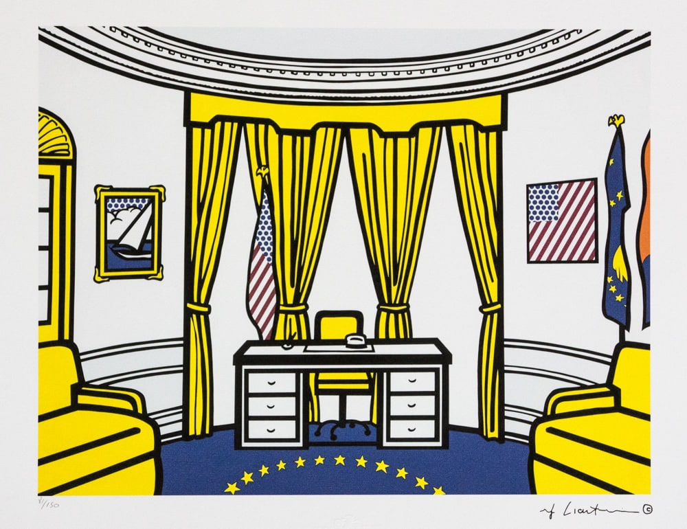 Roy Lichtenstein 'The Oval Office' (1 of 6)