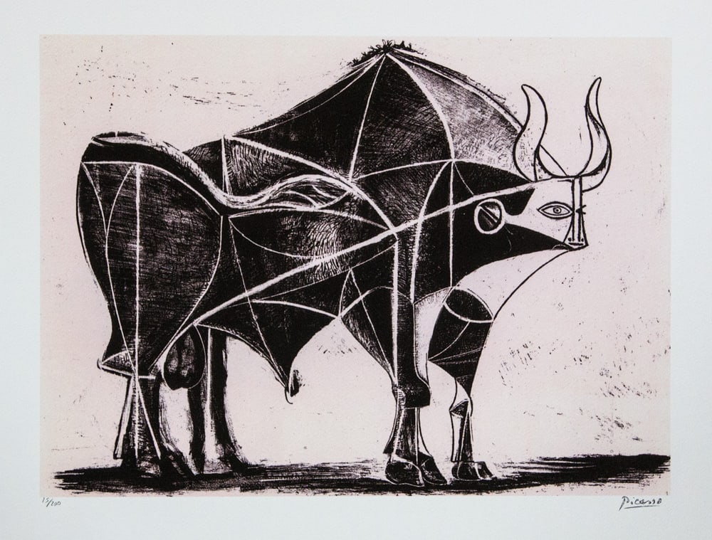 Pablo Picasso 'The Bull' (1 of 6)