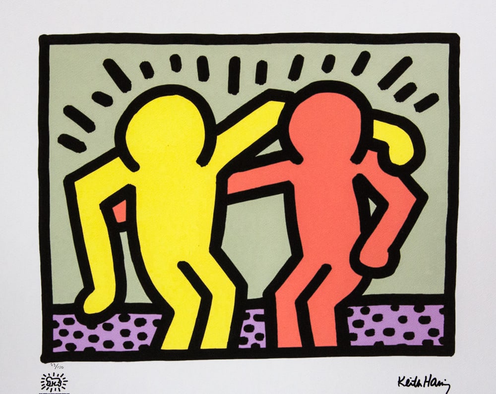 Keith Haring 'Best Buddies' (1 of 5)