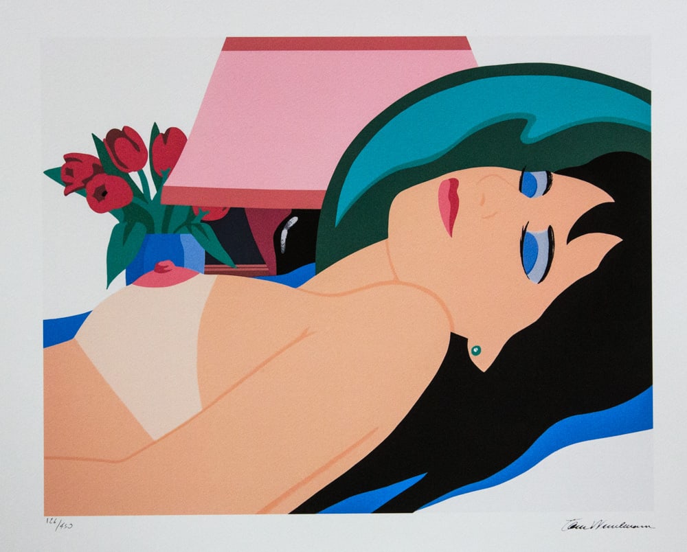 Tom Wesselmann 'Cynthia Nude': Tom Wesselmann (after) 'Cynthia Nude' offset lithography, limited edition of 450, sheet size 50 x 70 cm, plate signed bottom right, numbered with pencil bottom left 126/450, cotton paper, bottom right