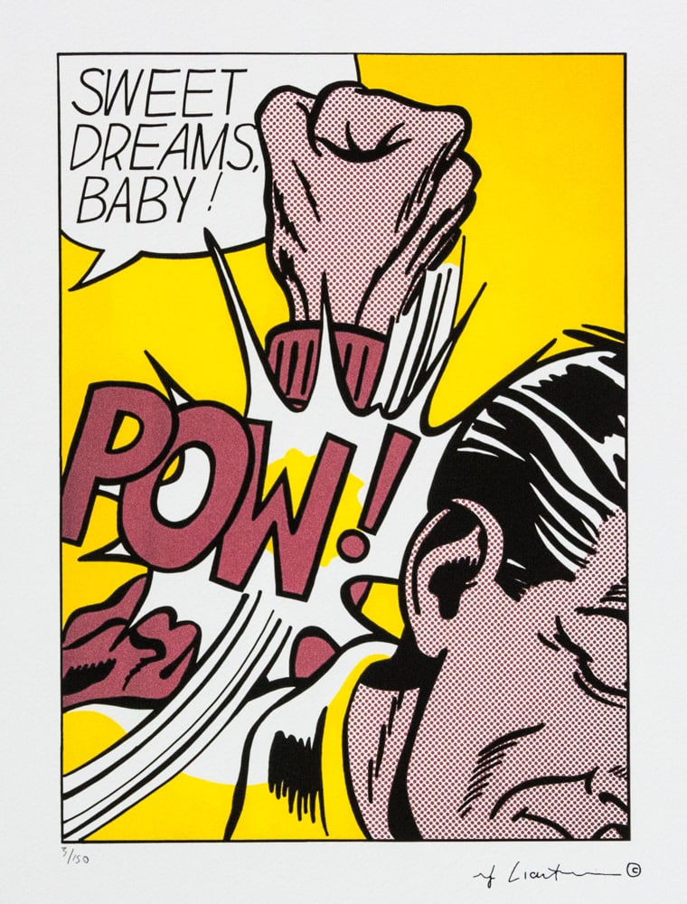Roy Lichtenstein 'Sweet Dreams Baby' (1 of 6)