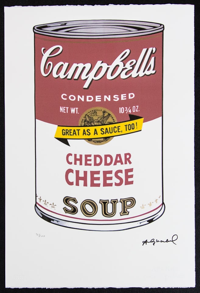 Andy Warhol 'Campbell's Soup II, Cheddar Cheese' (1 of 5)