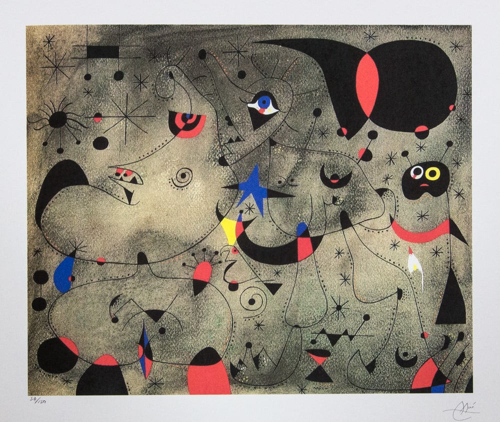 Joan Miro 'Nocturne' (1 of 6)