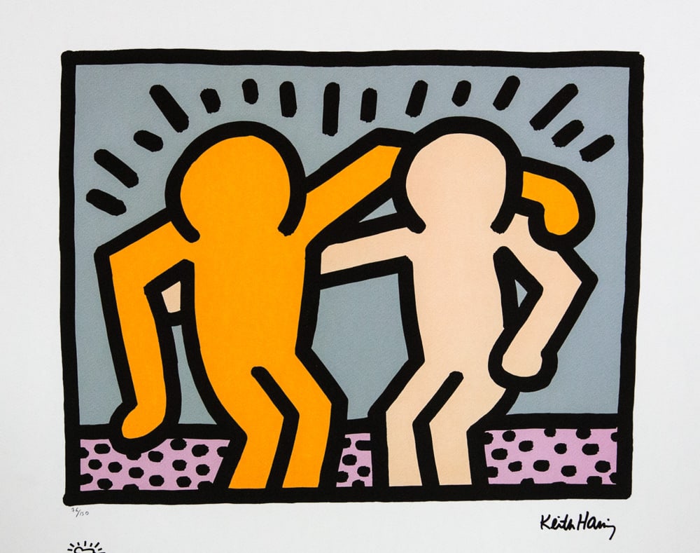 Keith Haring 'Best Buddies' (1 of 6)