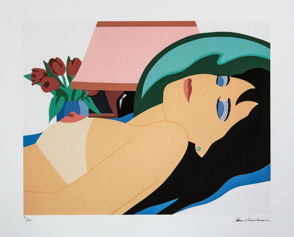 Tom Wesselmann 'Cynthia Nude': Tom Wesselmann (after) 'Cynthia Nude' offset lithography, limited edition of 450, sheet size 50 x 70 cm, plate signed bottom right, numbered with pencil bottom left 95/450, cotton paper, bottom right
