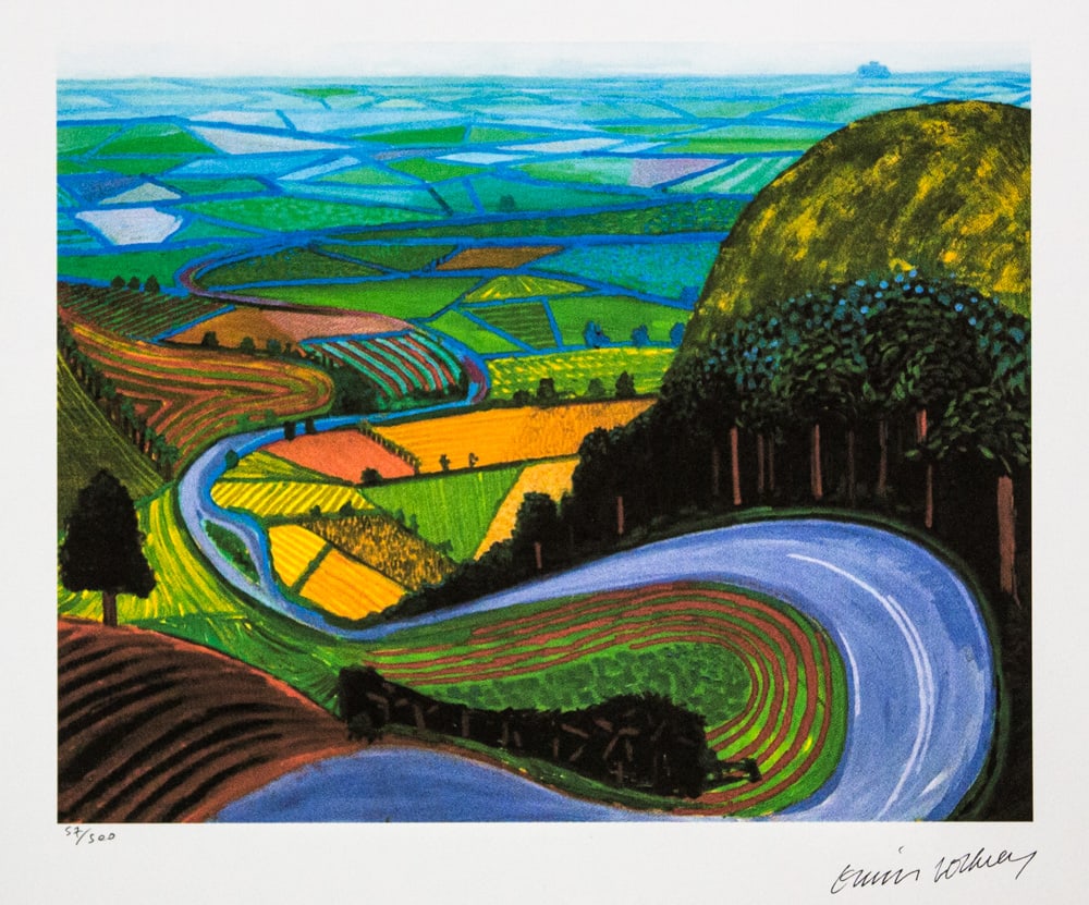 David Hockney 'Garrowby Hill' (1 of 5)