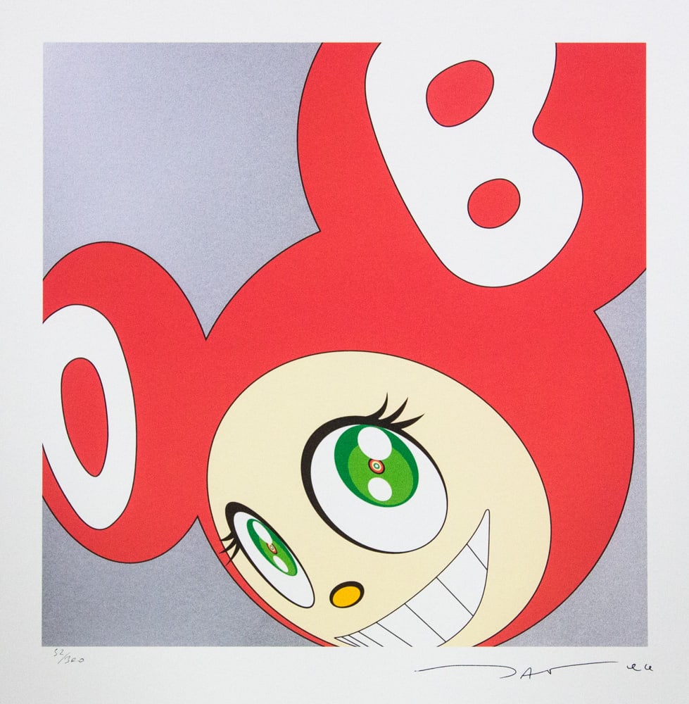 Takashi Murakami 'Kappa': Takashi Murakami (after) 'Kappa' offset lithography, limited edition of 300, sheet size 50 x 65 cm, plate signed bottom right, numbered with pencil bottom left 52/300, fine art paper, without addition