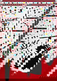 DEATH NYC SIGNED FINE ART PRINT W/COA: DEATH NYC Signed Fine Art Print with COA , DEATH NYC is a New York City-based street artist. Her pseudonym is an acronym for 'Don't Easily Abandon the Hope'. Print is blind stamped, comes with Certifi