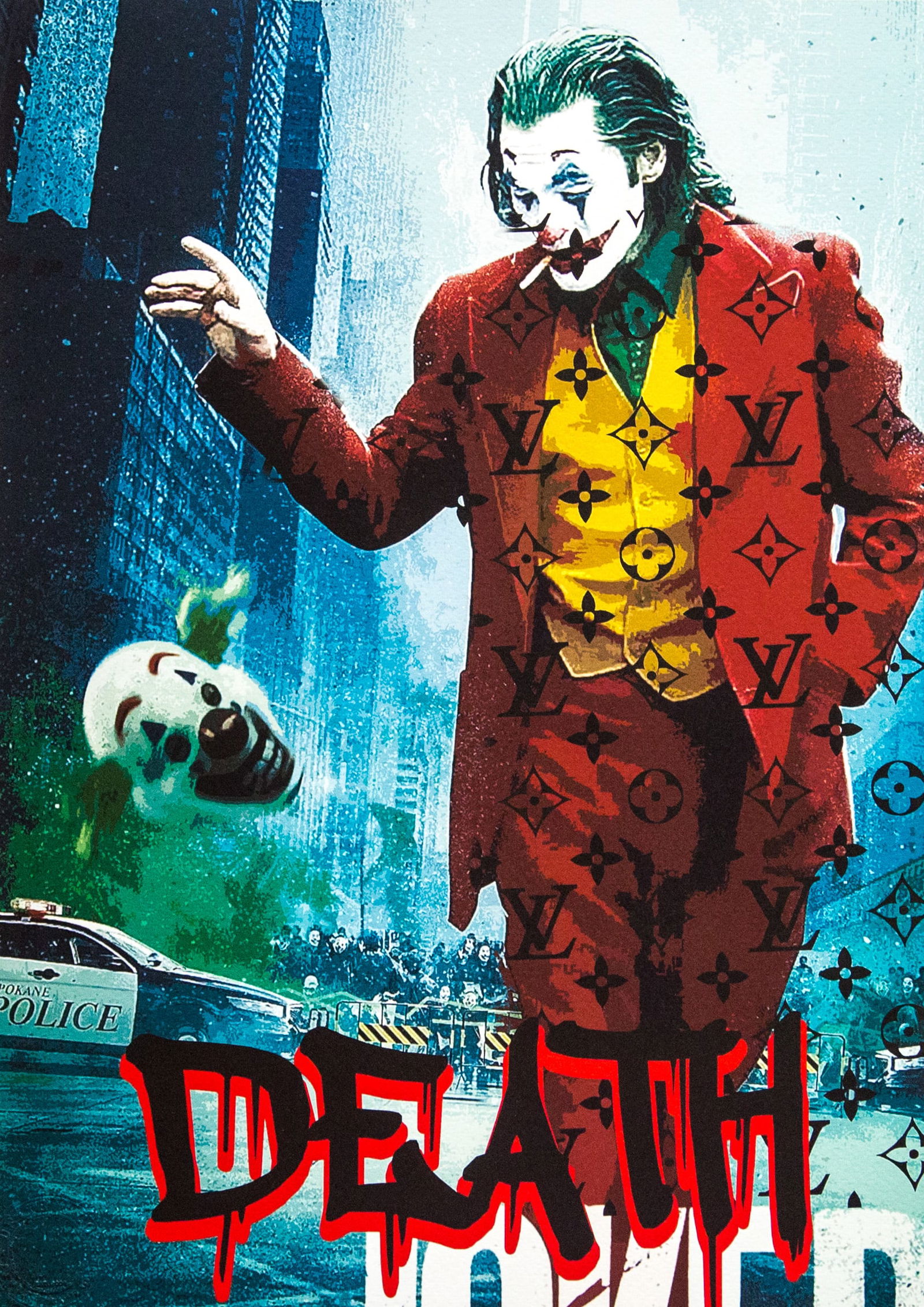 DEATH NYC SIGNED FINE ART PRINT W/COA (1 of 5)