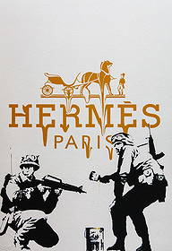 DEATH NYC SIGNED FINE ART PRINT W/COA: DEATH NYC Signed Fine Art Print with COA , DEATH NYC is a New York City-based street artist. Her pseudonym is an acronym for 'Don't Easily Abandon the Hope'. Print is blind stamped, comes with Certifi