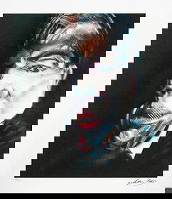 Francis Bacon 'Study for Self-Portrait': Francis Bacon (after) 'Study for Self-Portrait' offset lithography, limited edition of 250, sheet size 50 x 65 cm, plate signed bottom right, numbered with pencil bottom left 44/250, fine art paper, w