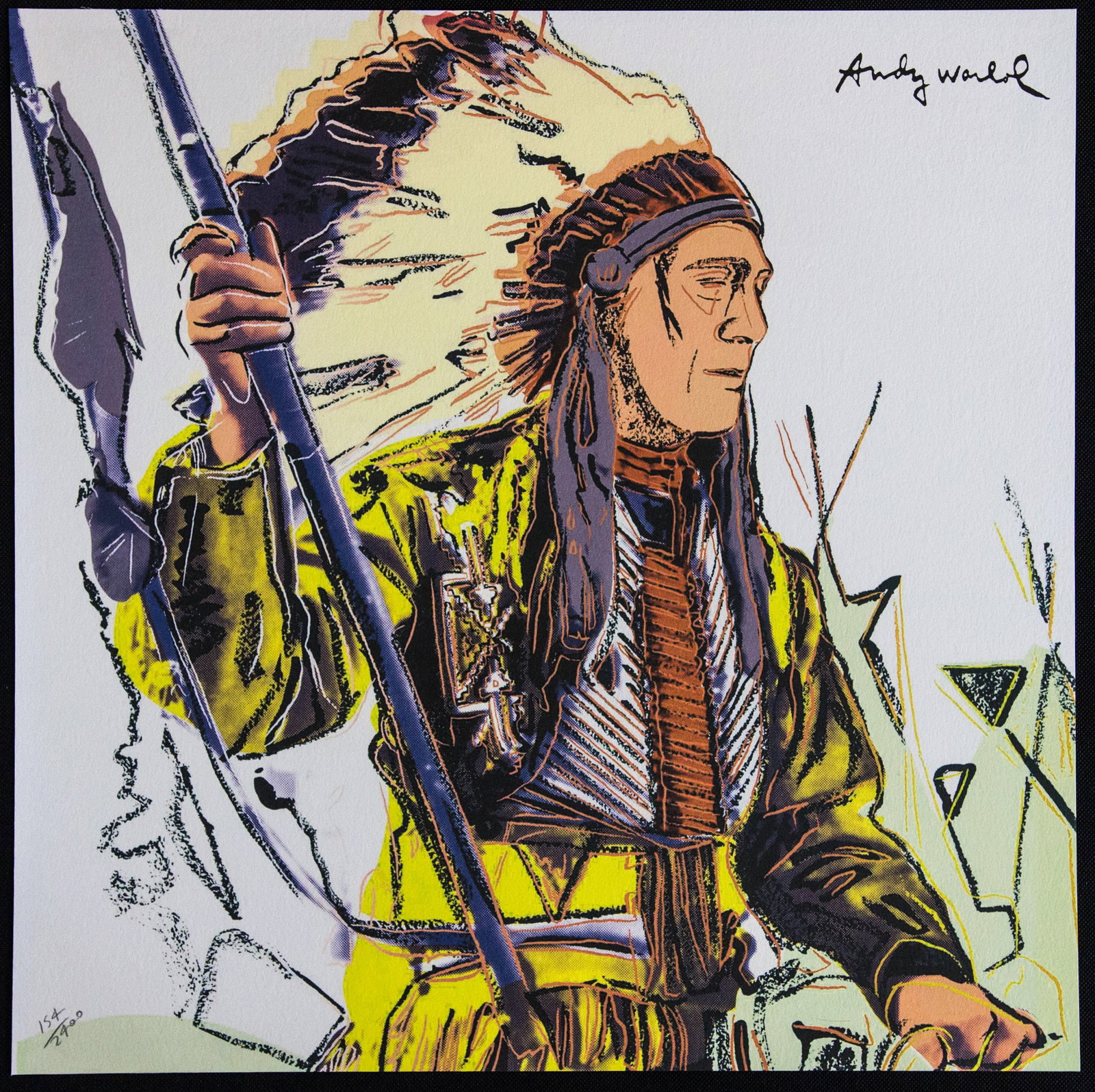Andy Warhol 'War Bonnet Indian' (1 of 4)