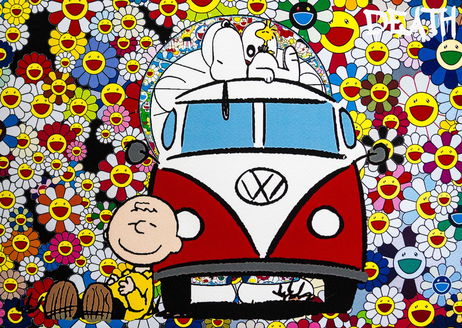 DEATH NYC SIGNED FINE ART PRINT W/COA (1 of 5)