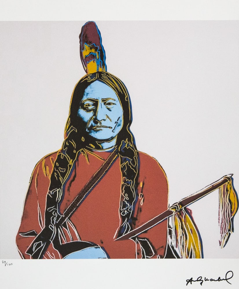 Andy Warhol 'Sitting Bull' (1 of 6)