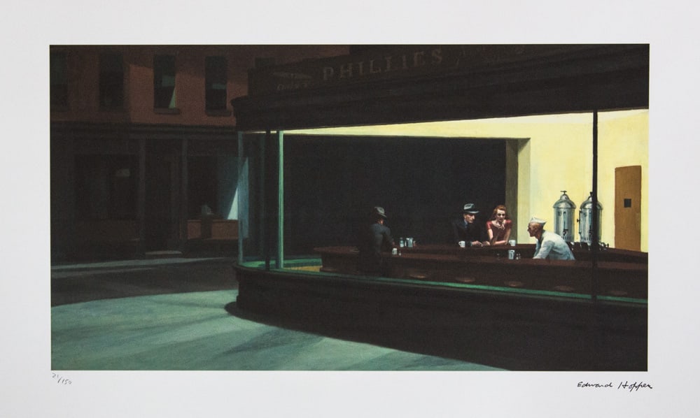 Edward Hopper 'Nighthawks' (1 of 5)