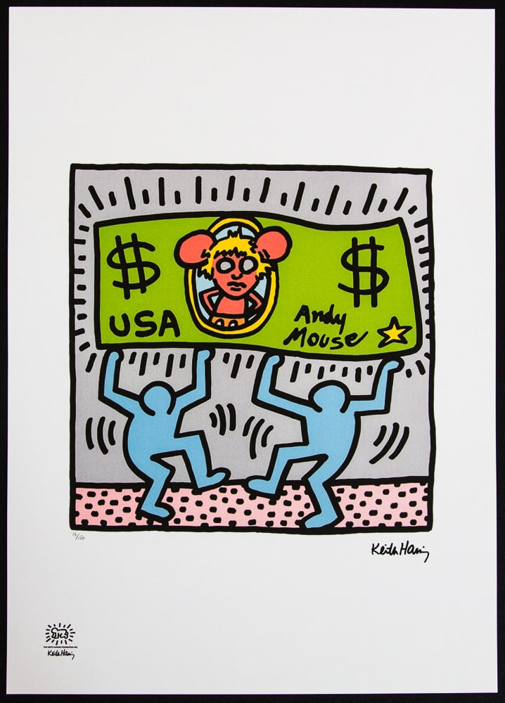 Keith Haring 'Andy Mouse' - 2