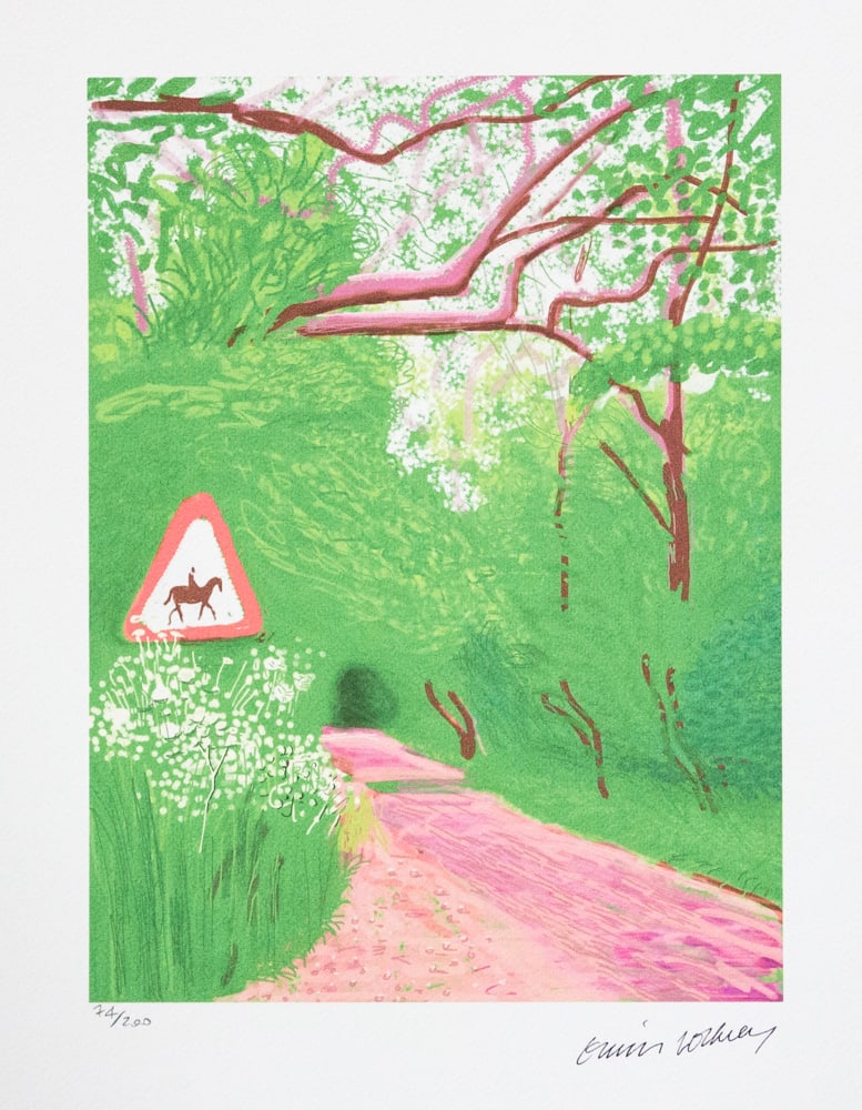 David Hockney 'The Arrival of Spring in Woldgate' (1 of 5)