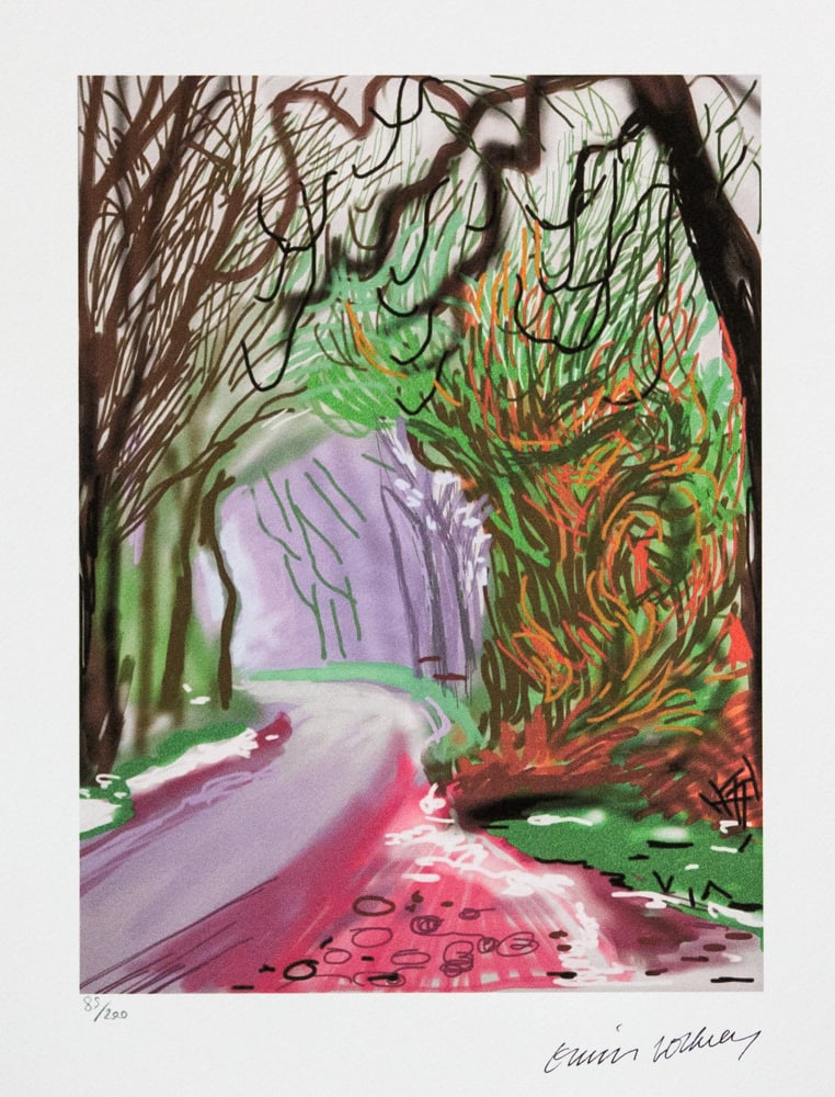 David Hockney 'The Arrival of Spring in Woldgate' (1 of 5)