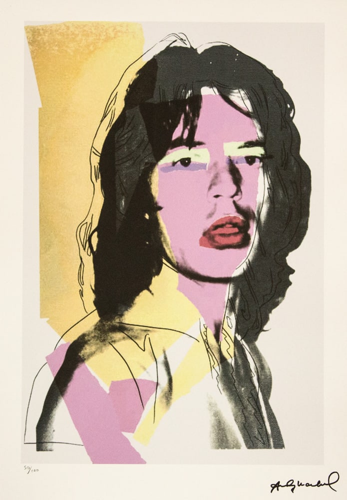 Andy Warhol 'Mick Jagger' (1 of 6)