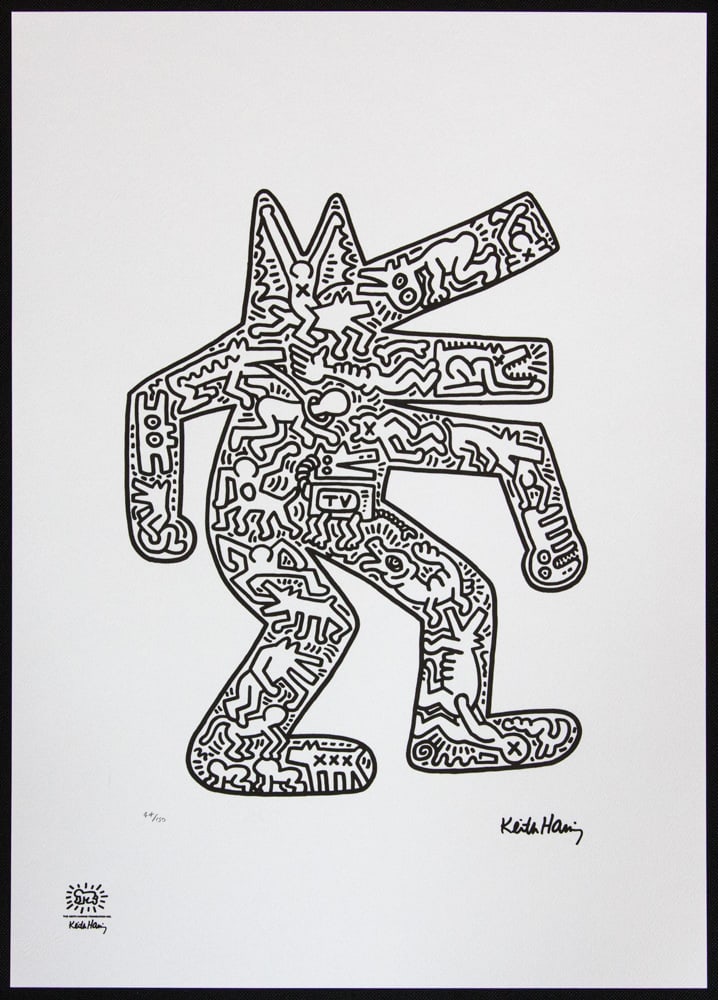 Keith Haring 'Dog' - 2