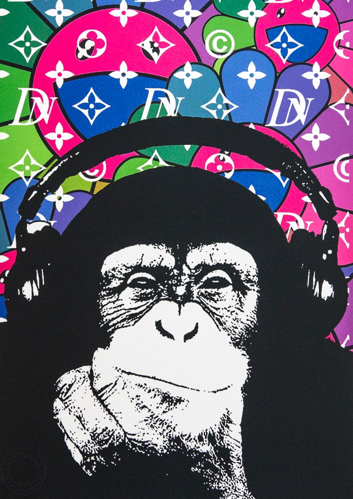 DEATH NYC SIGNED FINE ART PRINT W/COA: DEATH NYC Signed Fine Art Print with COA , DEATH NYC is a New York City-based street artist. Her pseudonym is an acronym for 'Don't Easily Abandon the Hope'. Print is blind stamped, comes with