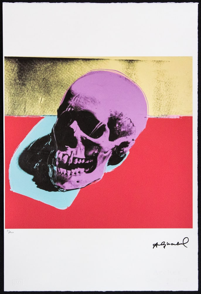 Andy Warhol 'Skull' - 2