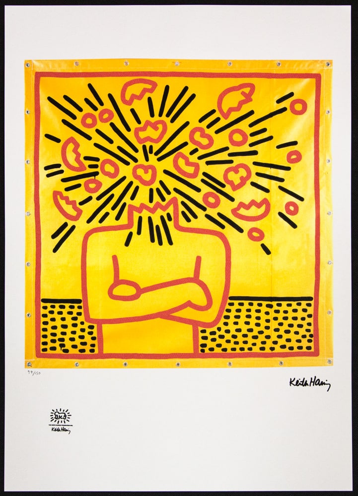 Keith Haring 'Exploding Head' - 2