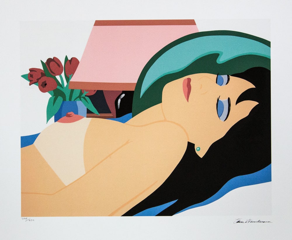 Tom Wesselmann 'Cynthia Nude': Tom Wesselmann (after) 'Cynthia Nude' offset lithography, limited edition of 450, sheet size 50 x 70 cm, plate signed bottom right, numbered with pencil bottom left 304/450, cotton paper, bottom
