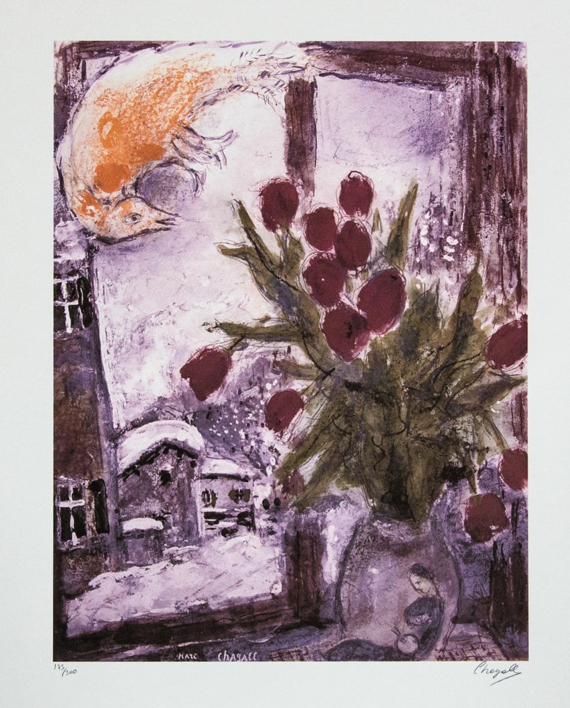 Marc Chagall 'Bouquet of Flowers' (1 of 5)