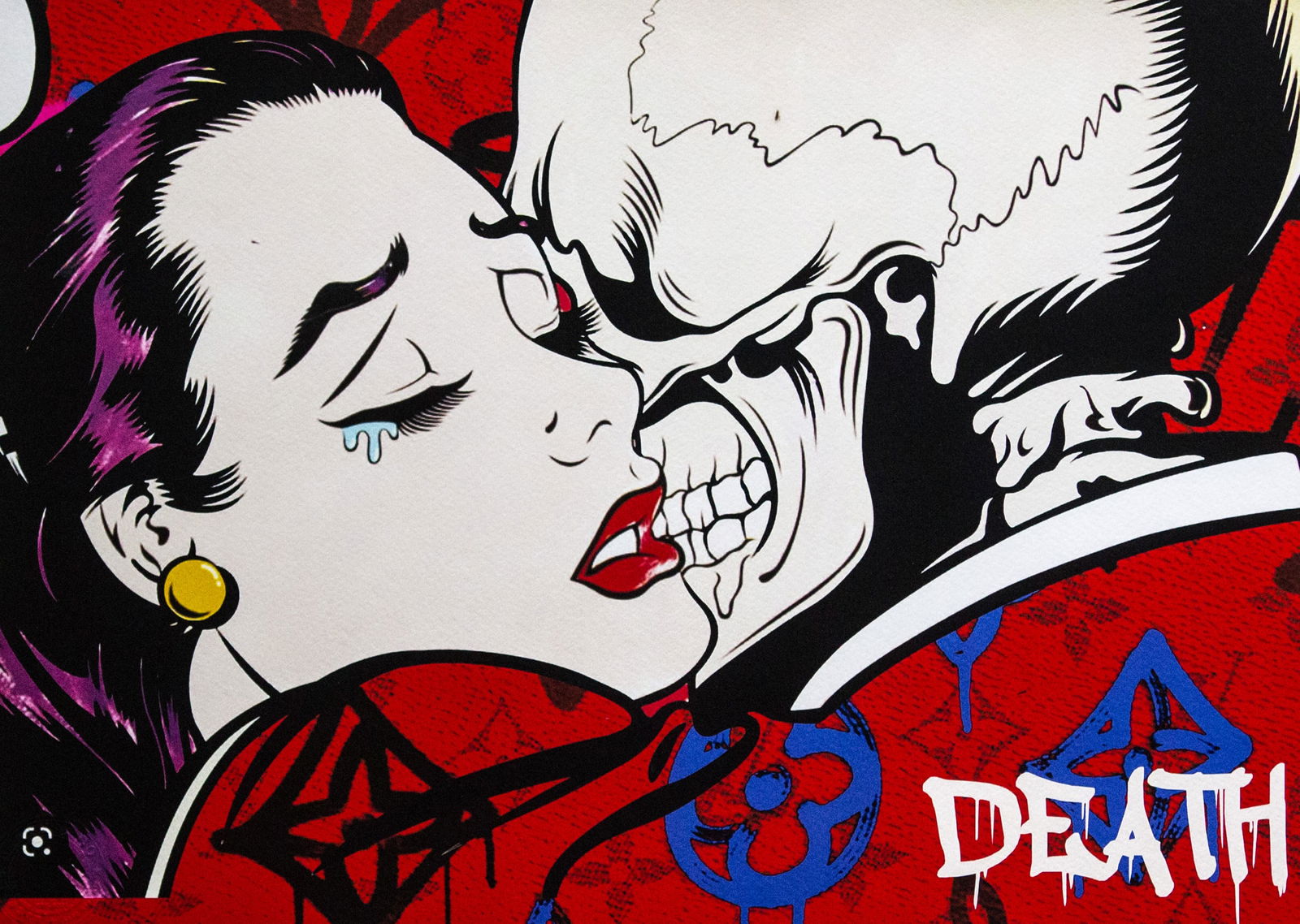 DEATH NYC SIGNED FINE ART PRINT W/COA (1 of 5)