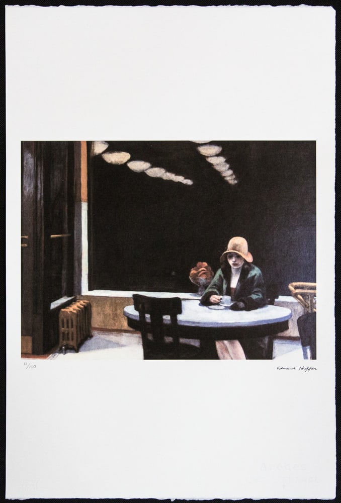 Edward Hopper 'Automat' - 2