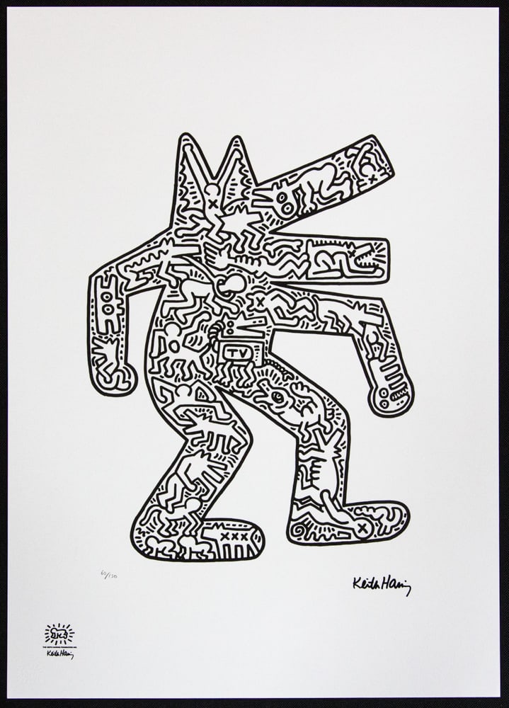 Keith Haring 'Dog' - 2