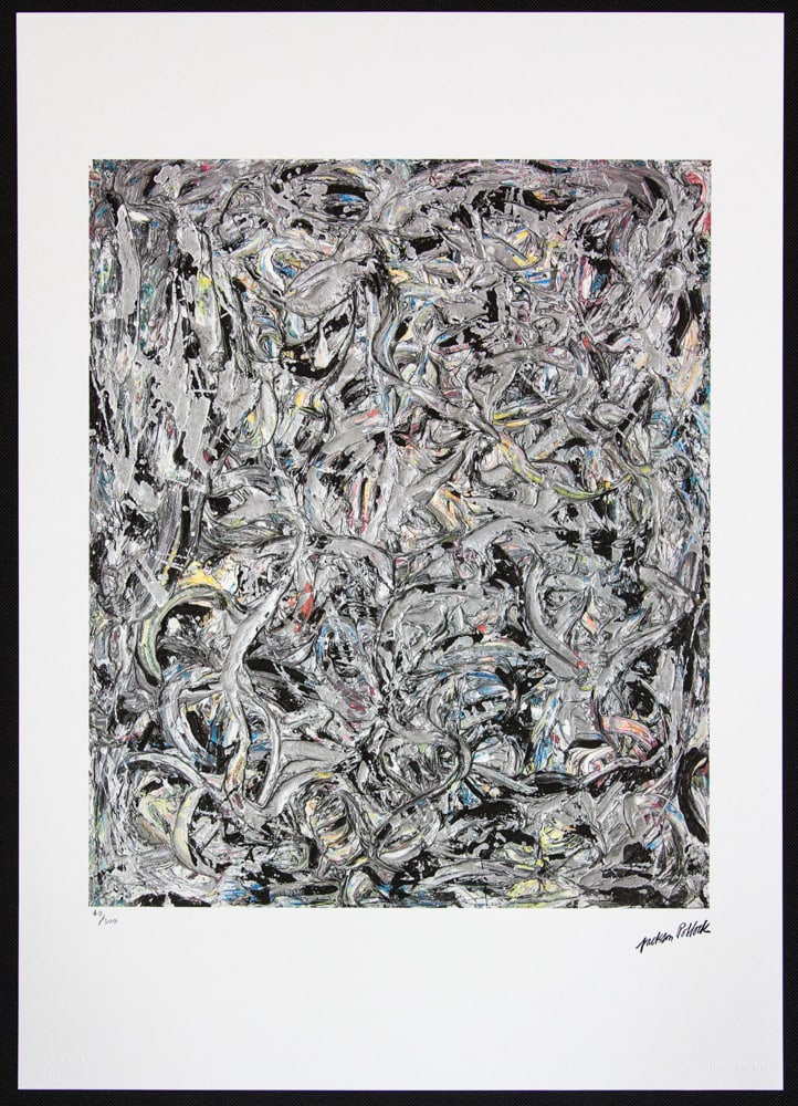 Jackson Pollock 'White Light' - 2