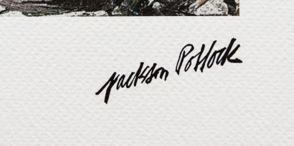 Jackson Pollock 'White Light' - 3