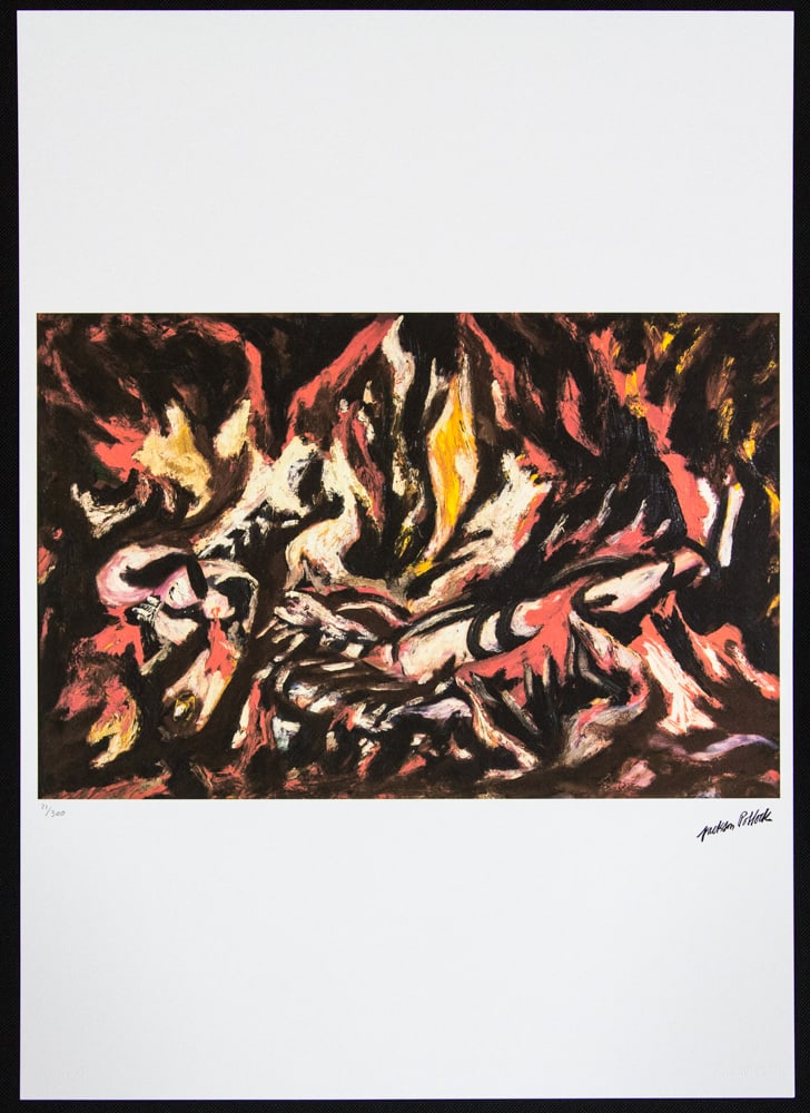 Jackson Pollock 'The Flame' - 2